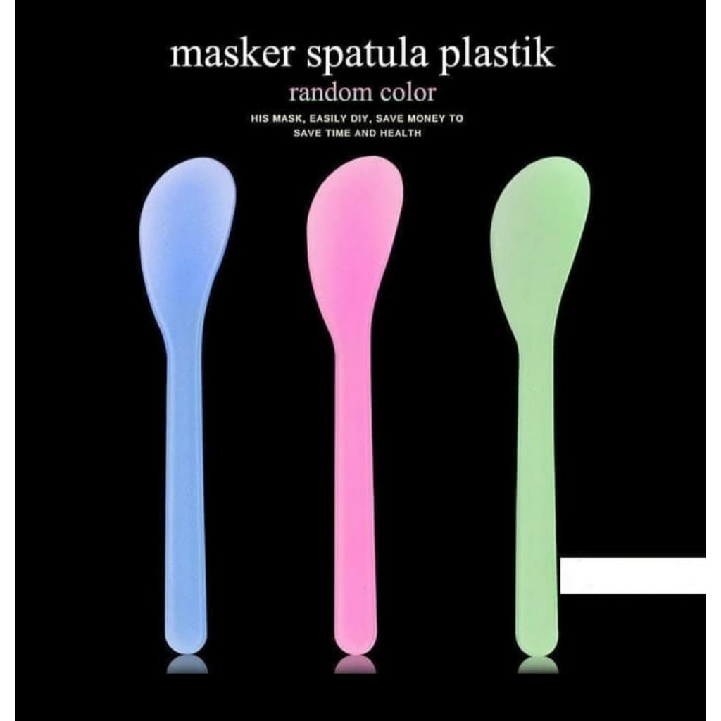 SENDOK MASKER Spatula Masker Plastik / Facial Mask Stick