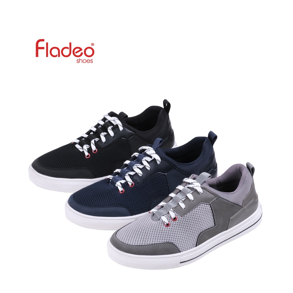 Fladeo K21/MSS197-1AS/Sepatu Sneakers Tali Pria [ Sneaker Shoes ]