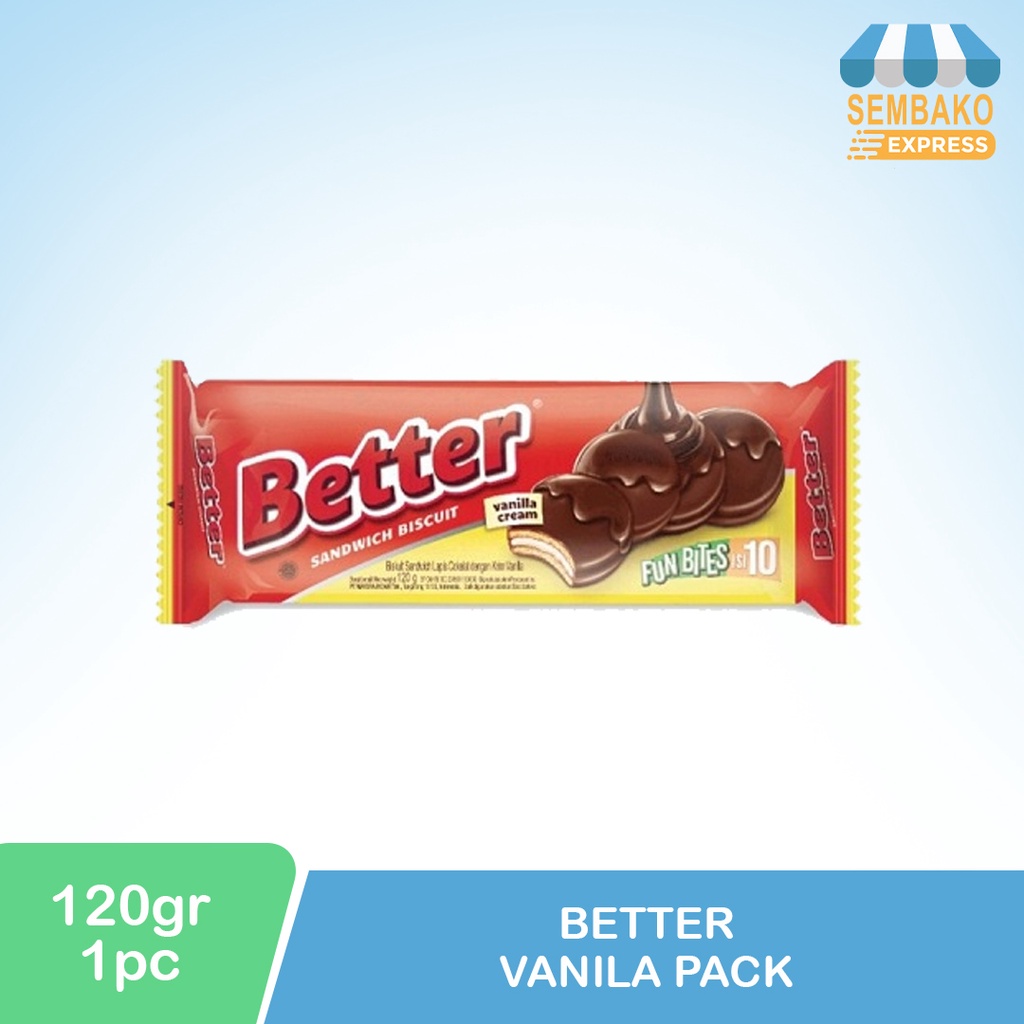 

Better Vanila Pack 120gr