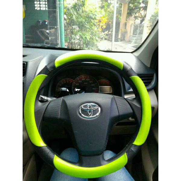cover stir hitam hijau sarung stir kombinasi cover stir kombinasi sarung stir mobil cover stir mobil