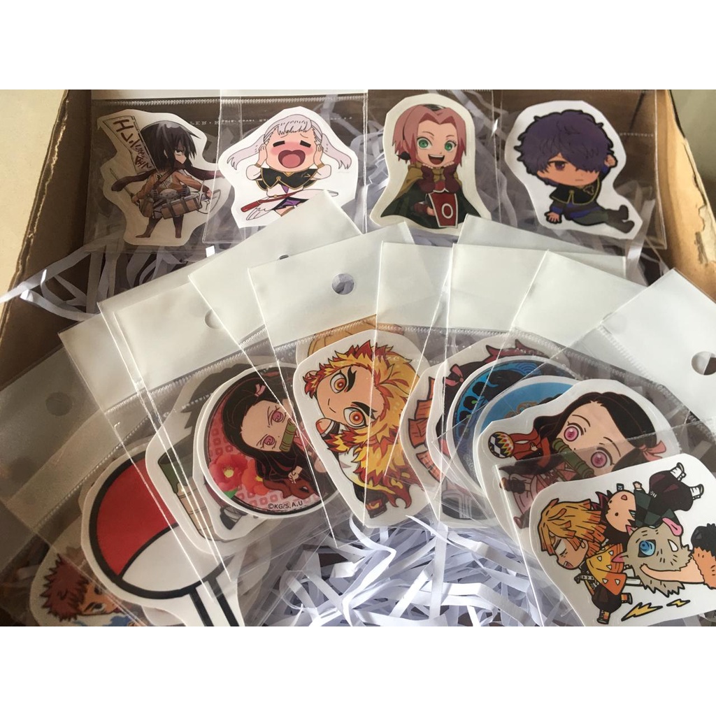Stiker Anime Game Random