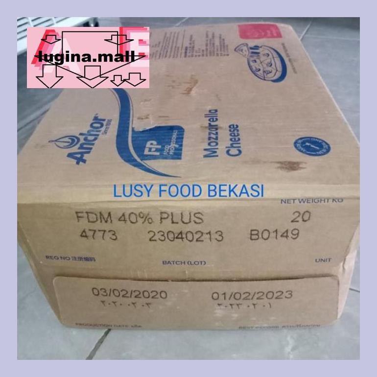 

Lugeypsum Keju Mozarella Anchor 250Gr - Repack 250Gr S30Luu