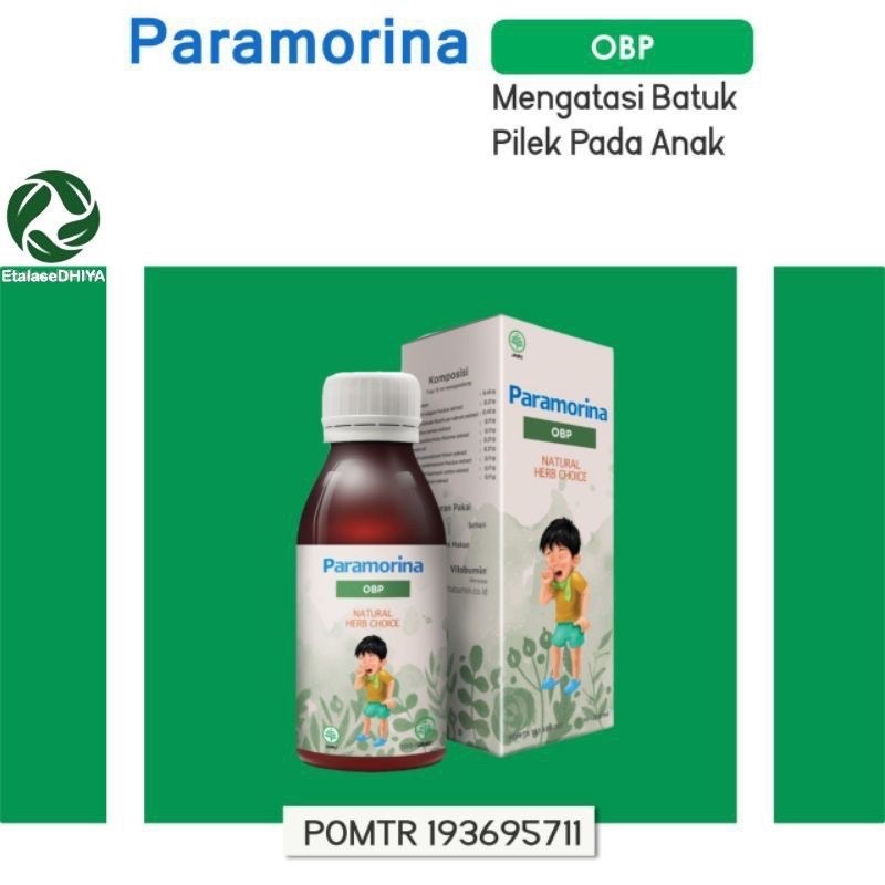 (FREE HADIAH) PARAMORINA OBP | solusi herbal batuk pilek anak| obat herbal Batuk Pilek pada anak