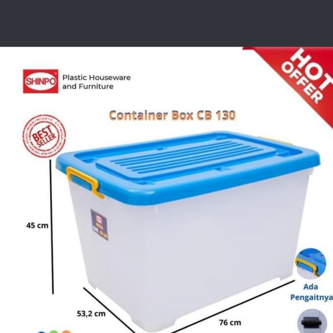 shinpo cb 130 /box shinpo cb 130 serba guna( gojek/grab) - Biru