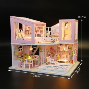 Miniatur Rumah DIY - House Wooden Furniture - Puzzle Interior - M910 - M915 - Miniature Dollhouse