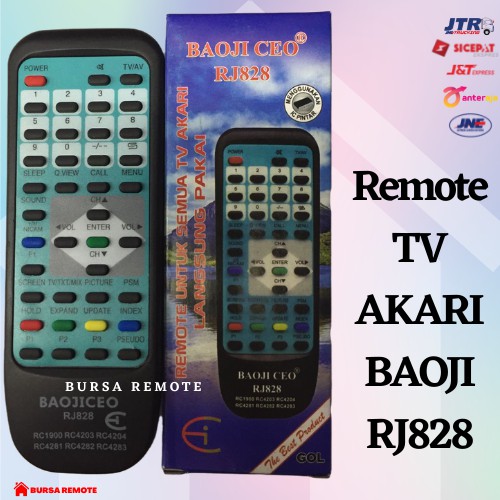 Remot Remote TV Multi Tabung AKARI tanpa setting multifungsi serbaguna