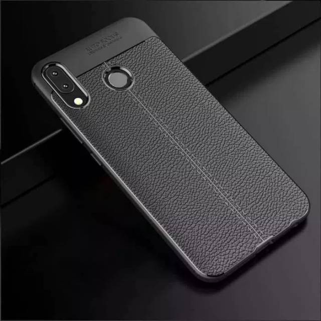 Oppo R17 Pro - Case Auto Focus Leather Case Kulit Jeruk