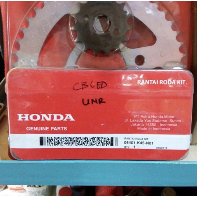 GEAR SET CBR 150R ORI HONDA 06401 K45 N01