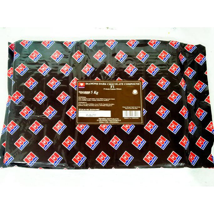 

(BISA COD) DIAMOND DARK CHOCOCLATE COMPOUND 5 KG / COKELAT DIAMOND 5 KG MURAH