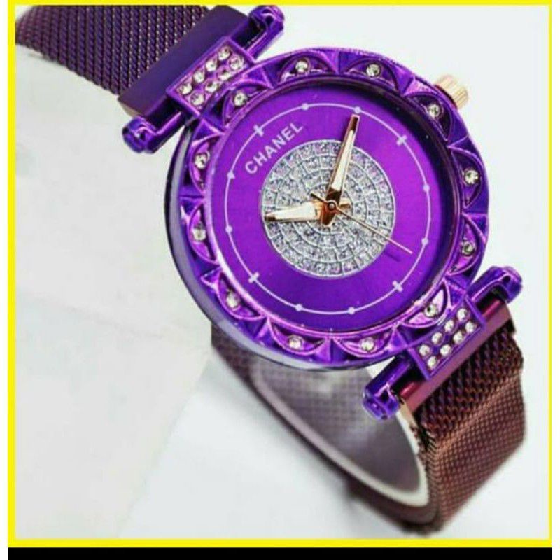 Jam Tangan Wanita Fashion Chn mata Strap Magnet/Stell(Terima Cod)Top99