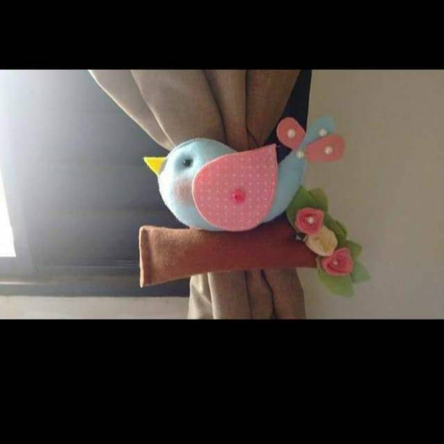 Pengikat gorden flanel