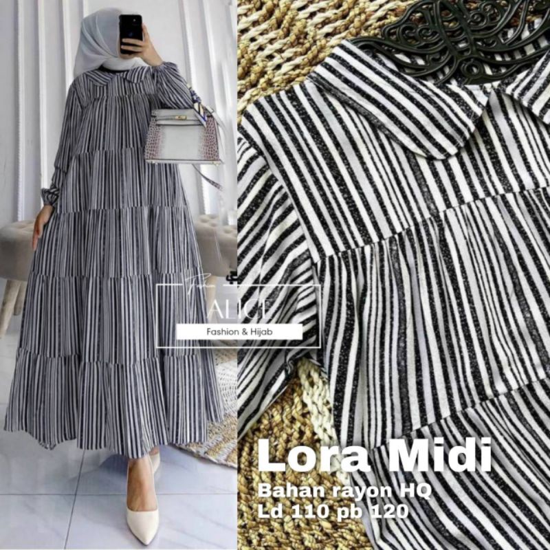 Lora Midi Dress By Alice Fashion