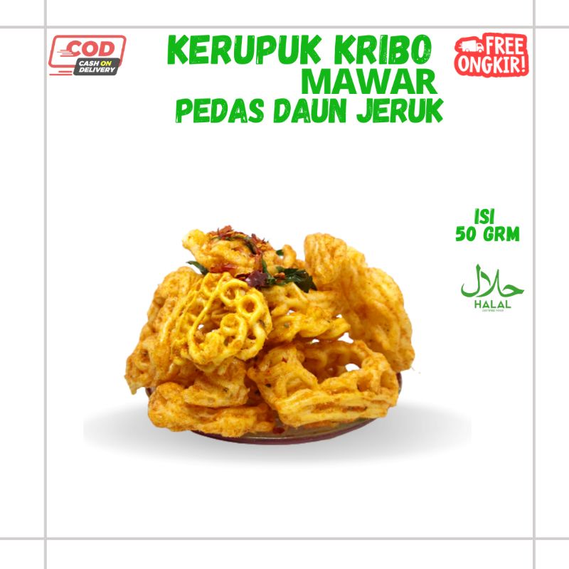 Kerupuk Mawar Bumbu Seblak 50grm