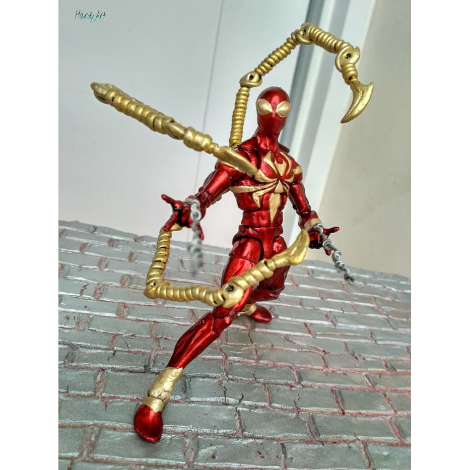 marvel legends iron spider custom