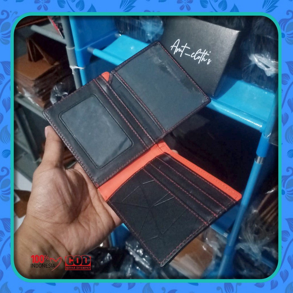 dompet simple cowok terbaru best seller - Kulit Sintetik - Grosiran - bisa COD - Bayar di tempat