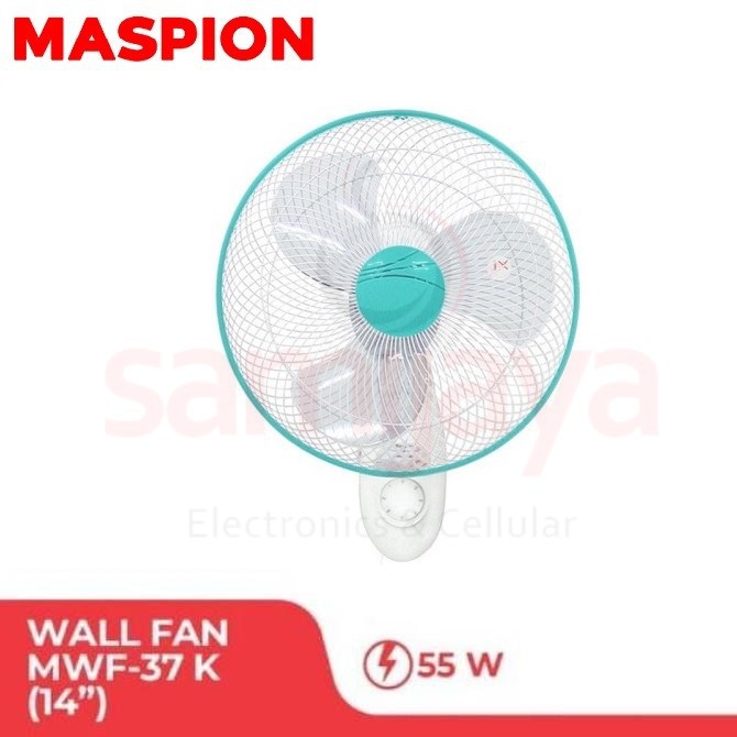 KIPAS ANGIN WALL FAN MASPION MWF-37K / MWF 37K 14&quot; BERGARANSI