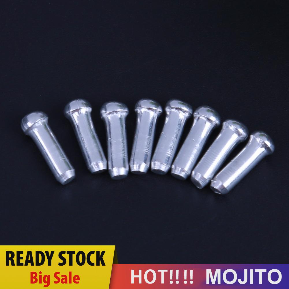 MOJITO 100pcs Aluminum Bike Bicycle Brake Shifter Inner Cable Tips Wire End Cap