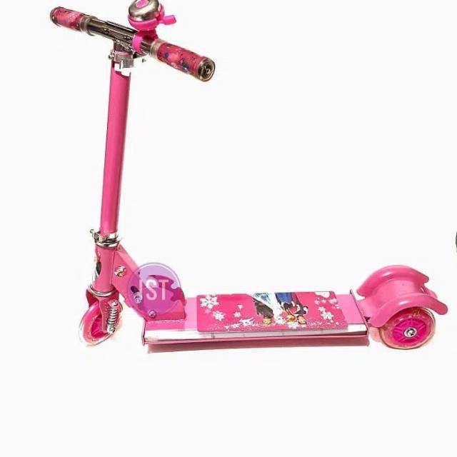 Skuter sekuter otopet sekuter anak frozen roda 3 mainan anak out door