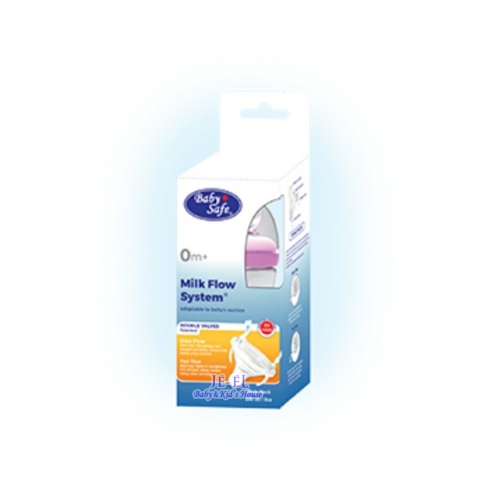 Baby Safe Wide Neck Bottle 125 ml  &amp; 250 ml / Botol Susu Wde Neck Baby Safe 125 ml &amp; 250 ml