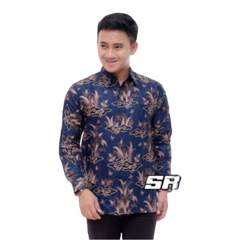 Kemeja batik pria lengan panjang premium terlaris | Batik pria lengan panjang reguler