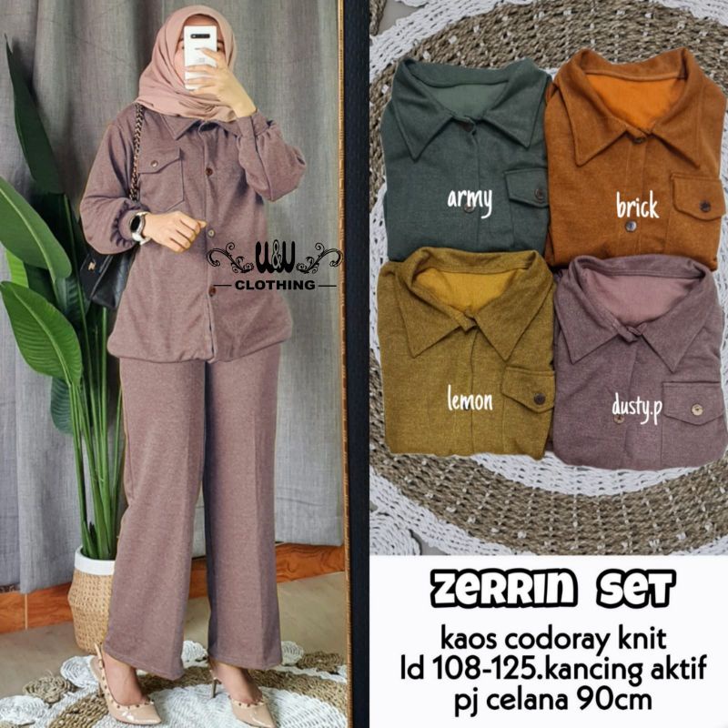 ZERRIN SET ORIGINAL PRODUK BY EDELWEISS