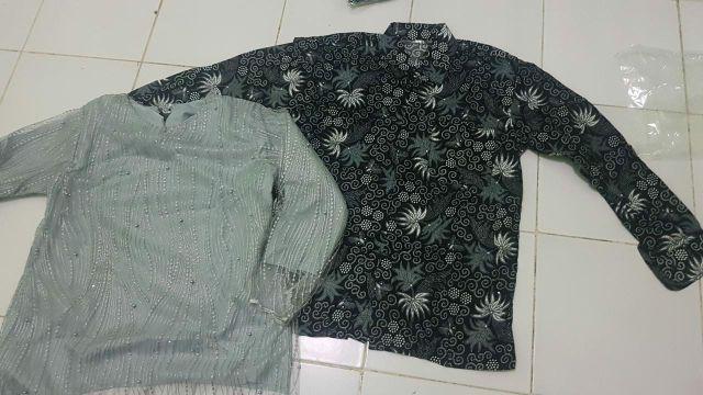 Wou Batik Couple Savana Ruffle Batik Couple Ori Ndoro Jowi Dnt Garansi Termurah - Bs117