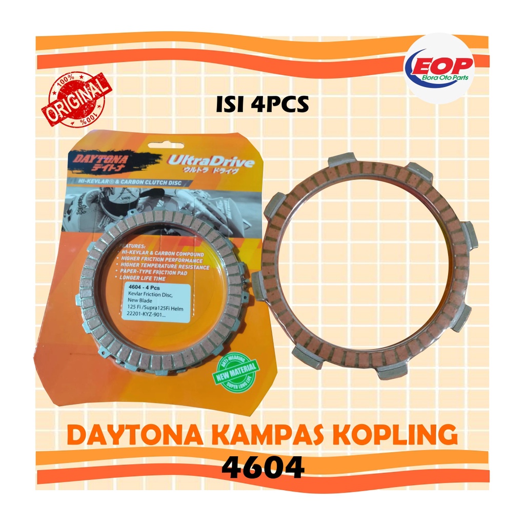 KAMPAS KOPLING ORIGINAL DAYTONA SUPRA X 125 NEW FI BLADE 125 NEW FI 4604