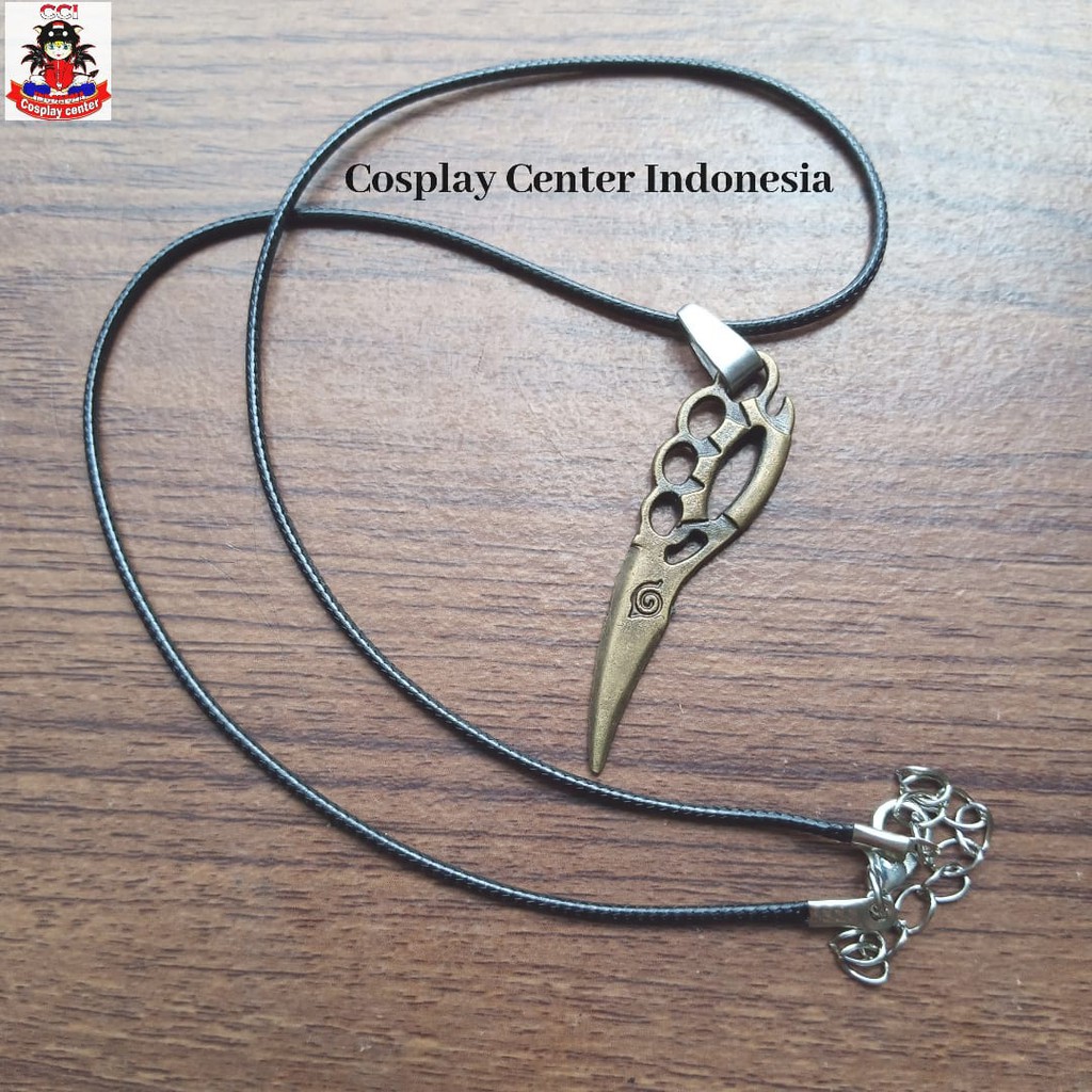 [Bisa COD] Kalung Pria Bentuk Senjata Anime Naruto Shippuden Cosplay