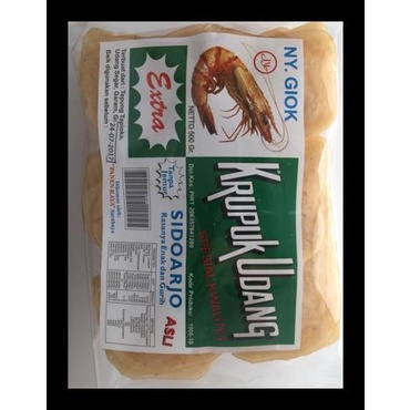 

KERUPUK UDANG NY GIOK EXTRA 500GR KRUPUK MENTAH BERKUALITAS