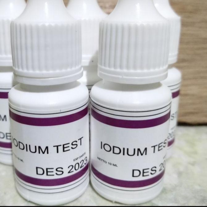 ✈ Test Kit Yodium - Iodium test 10ml ☟