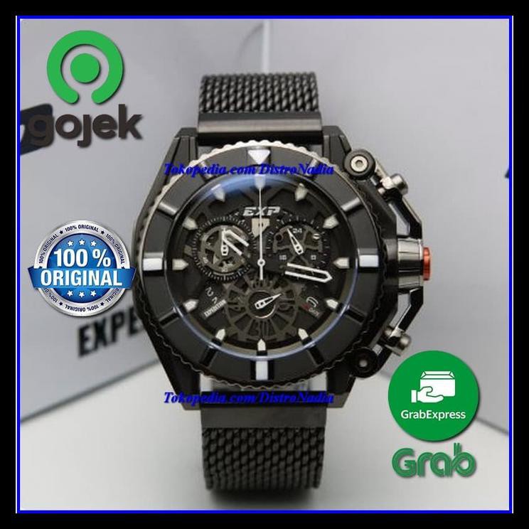 Indh Jam Tangan Pria Expedition E6775 Mc Brown Rosgold Black Original MURAH Kode 1306