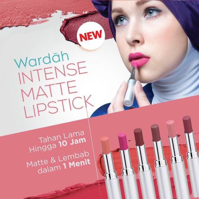 LIPSTIK WARDAH / WARDAH INTENSE MATTE LIPSTICK ORIGINAL