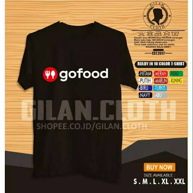 Baju KAOS GOFOOD GOJEK