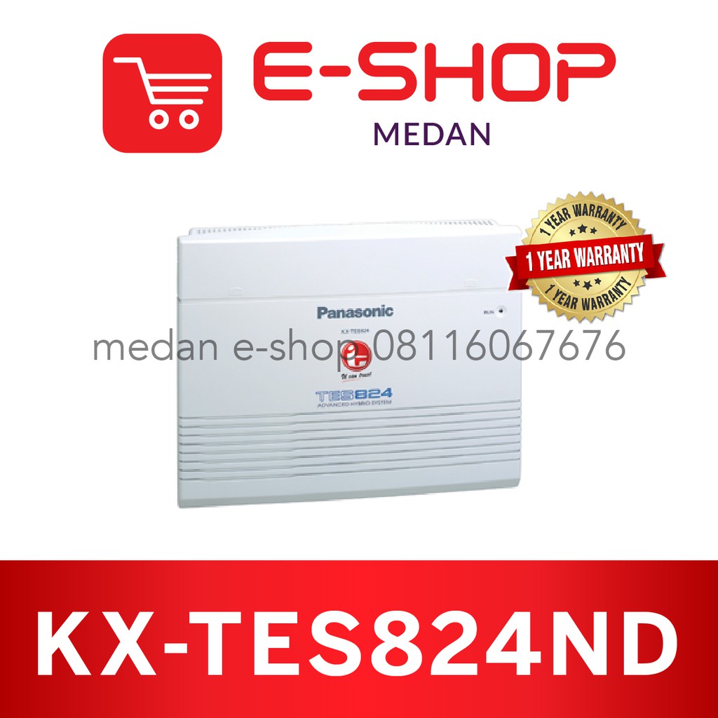 Panasonic PABX 3 lines (CO) 8 Extension PBX Unit KX-TES824