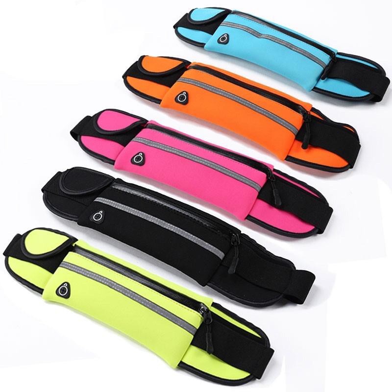 Tas Pinggang Waist Bag Running Belt Olahraga Sport Lari Jogging Waterproof Sepeda