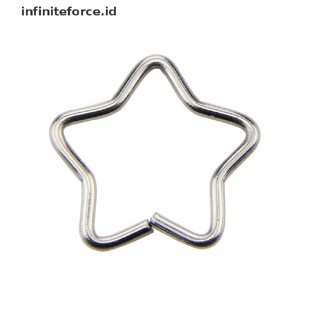 Infiniteforce.id 12pcs / Set Cincin Tindik Tubuh / Hidung Unisex Dewasa