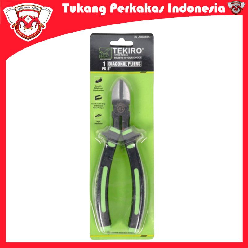 TEKIRO TANG SET 3PCS KOMBINASI 8INCH POTONG 8INCH LANCIP 8INCH
