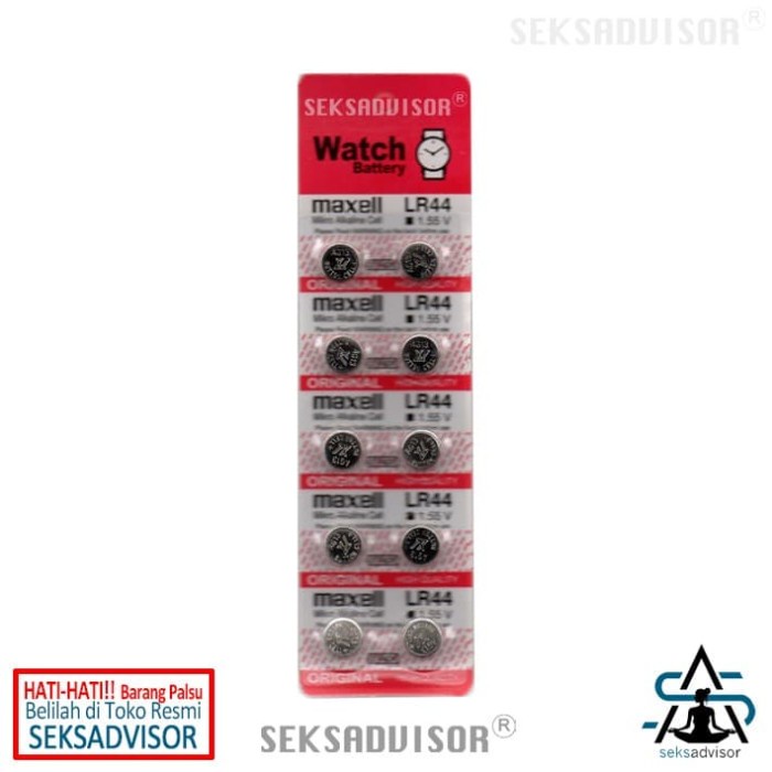 

BEST PRODUK BATERAI BATRE LR44, LR 44, AG13, AG 13 KALKULATOR, JAM, VIVO - 1PCS BIG SALE
