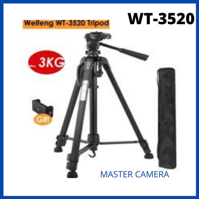 Tripod Weifeng Portable Lightweight Camera Wt-3520 Black Original