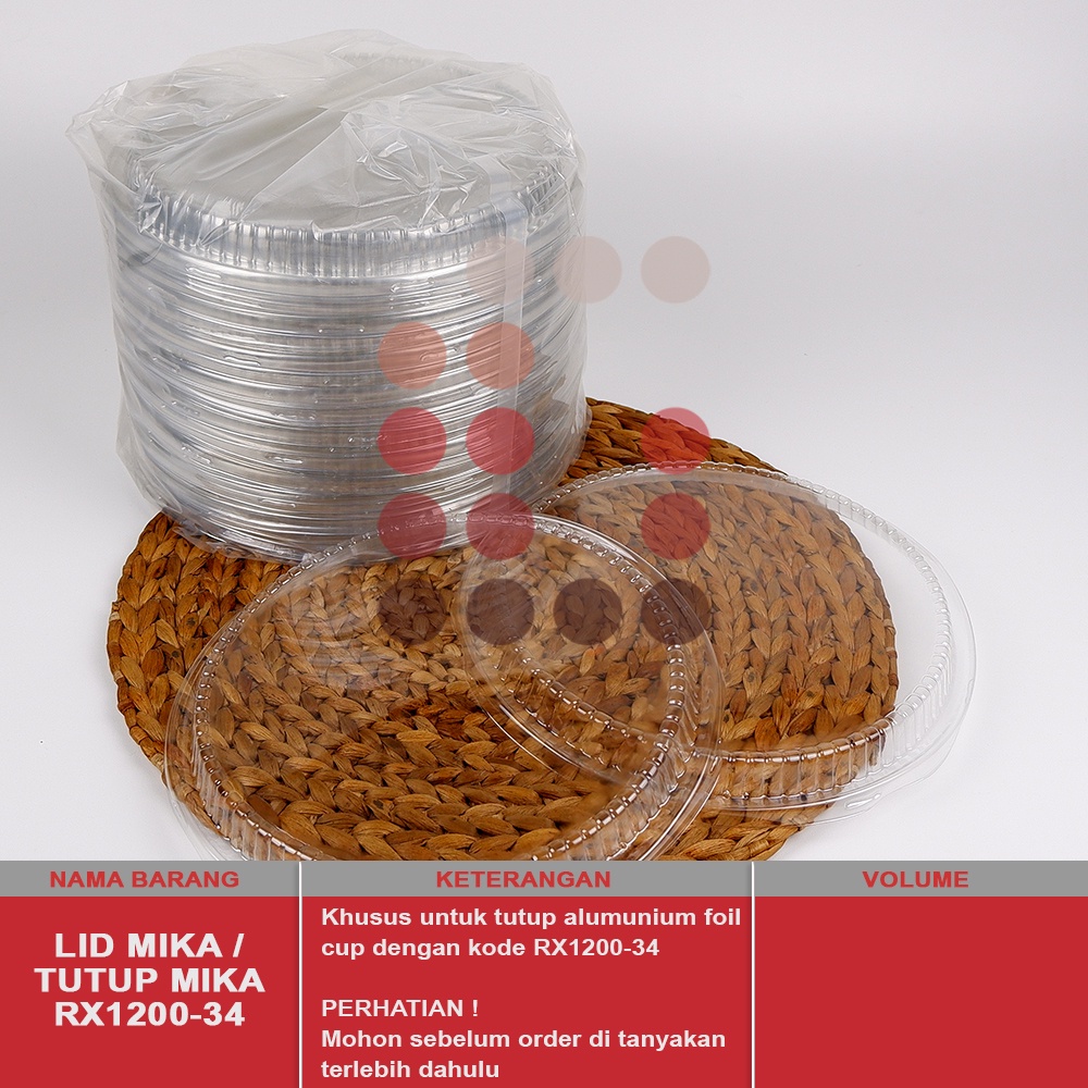 LID MIKA / TUTUP MIKA RX1200-34 ( TUTUPNYA SAJA )