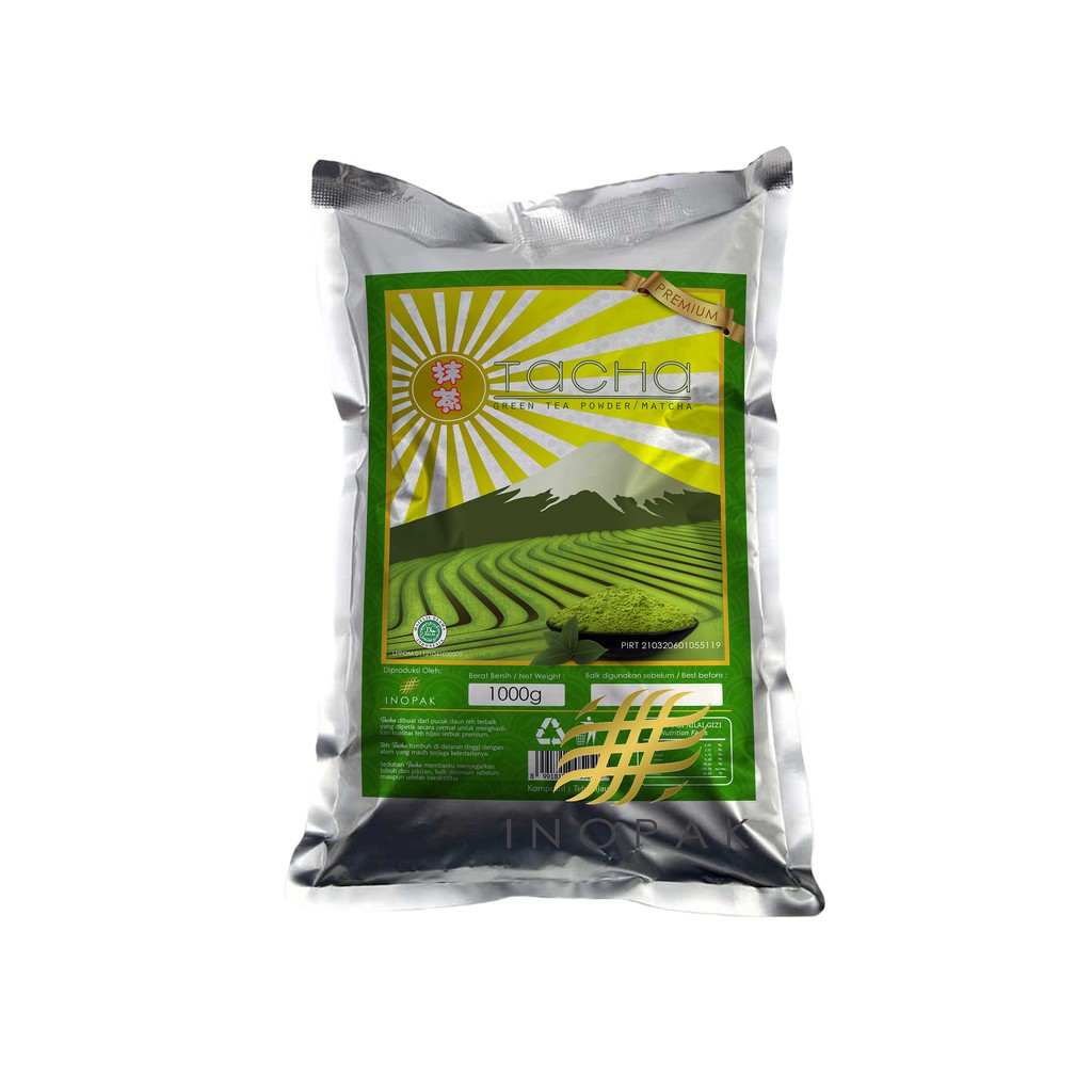 

Teh Hijau Serbuk Asli / Teh Hijau Bubuk / Green Tea Powder Original "TACHA" 1 Kg