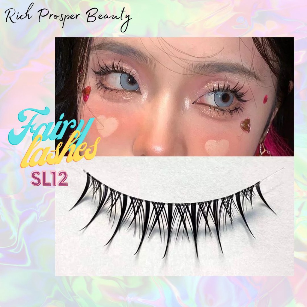 FAIRY A - FAIRY LASHES - DOUYIN MAKEUP - Natural Japan Eyelash Fairy Extension Lashes Makeup Tools  THAILAND KOREAN MAKEUP LOOK - BULU MATA PALSU Professional Spike Lashes