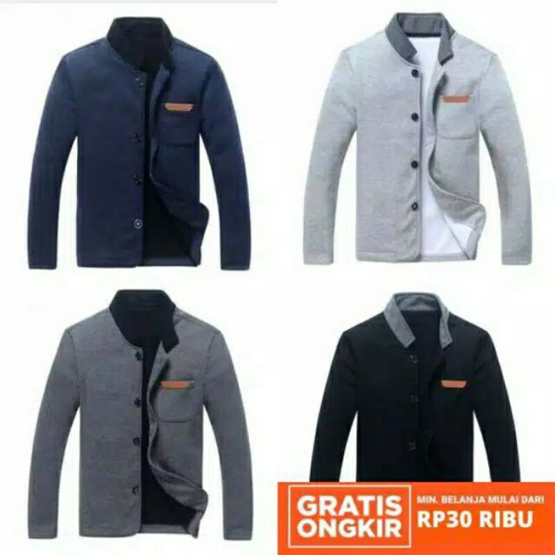 Kemeja Blazer / Kemeja Pria / Kemeja Jas Pria - DRB