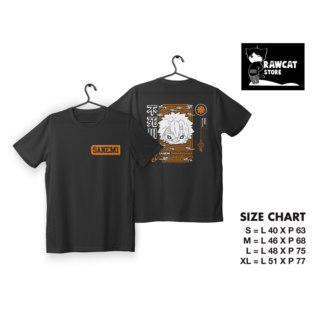 Kaos Anime Kimetsu No Yaiba Sanemi Chibi