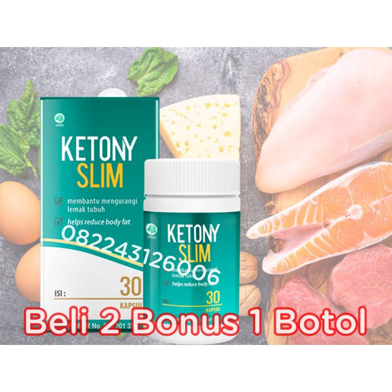 Terbaru Obat KetonySlim Original Membantu Menurunkan Berat Badan Jg Membakar Lemak Tubuh KETONY SLIM