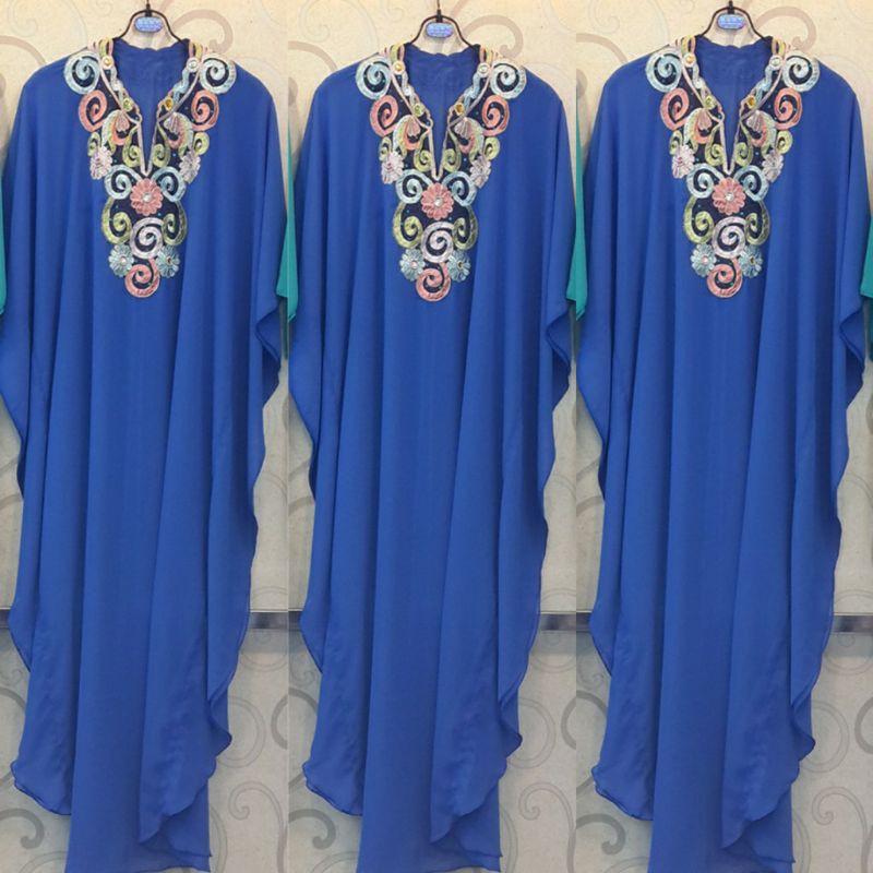 SALE  (COD) Kaftan Bordir Daisy/ pakaian wanita muslimah