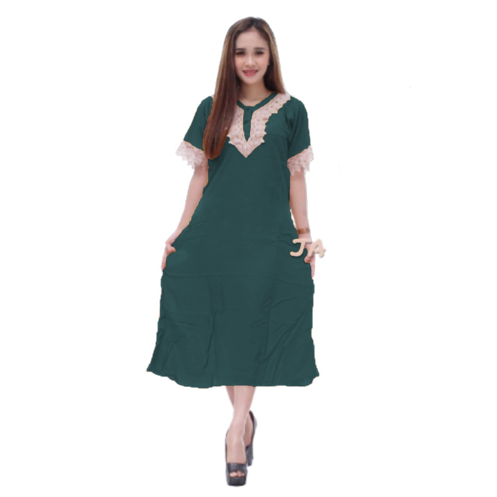 DASTER ARAB DLUSIA TUNIK HANIYAH|| RAYON SUPER GRADE A || RESLETING-Ds Olis Hijau