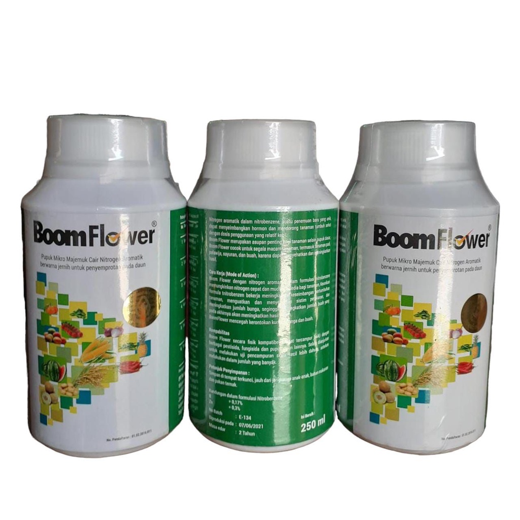 Boom Flower 250ml 100% Original Asli Suplemen Tanaman Kemasan Pabrik