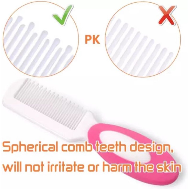 Baby kids brush comb / sisir sikat anak bayi / sisir bayi lembut 2in1