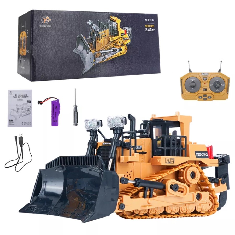 RC CAR ALAT BERAT RC BULLDOZER RTR MOTOR BRUSHED REMOTE CONTROL BULDOZER